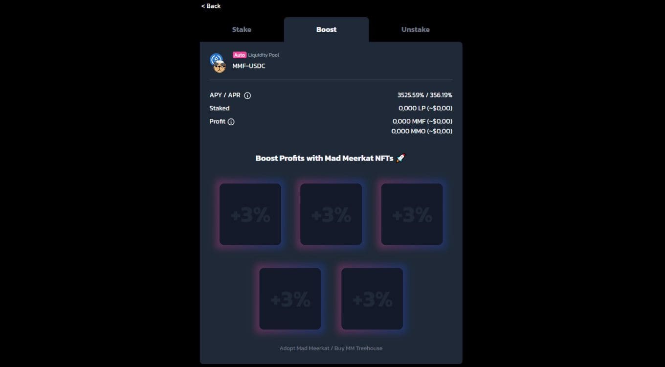 Yield Farming su MM Optimizer