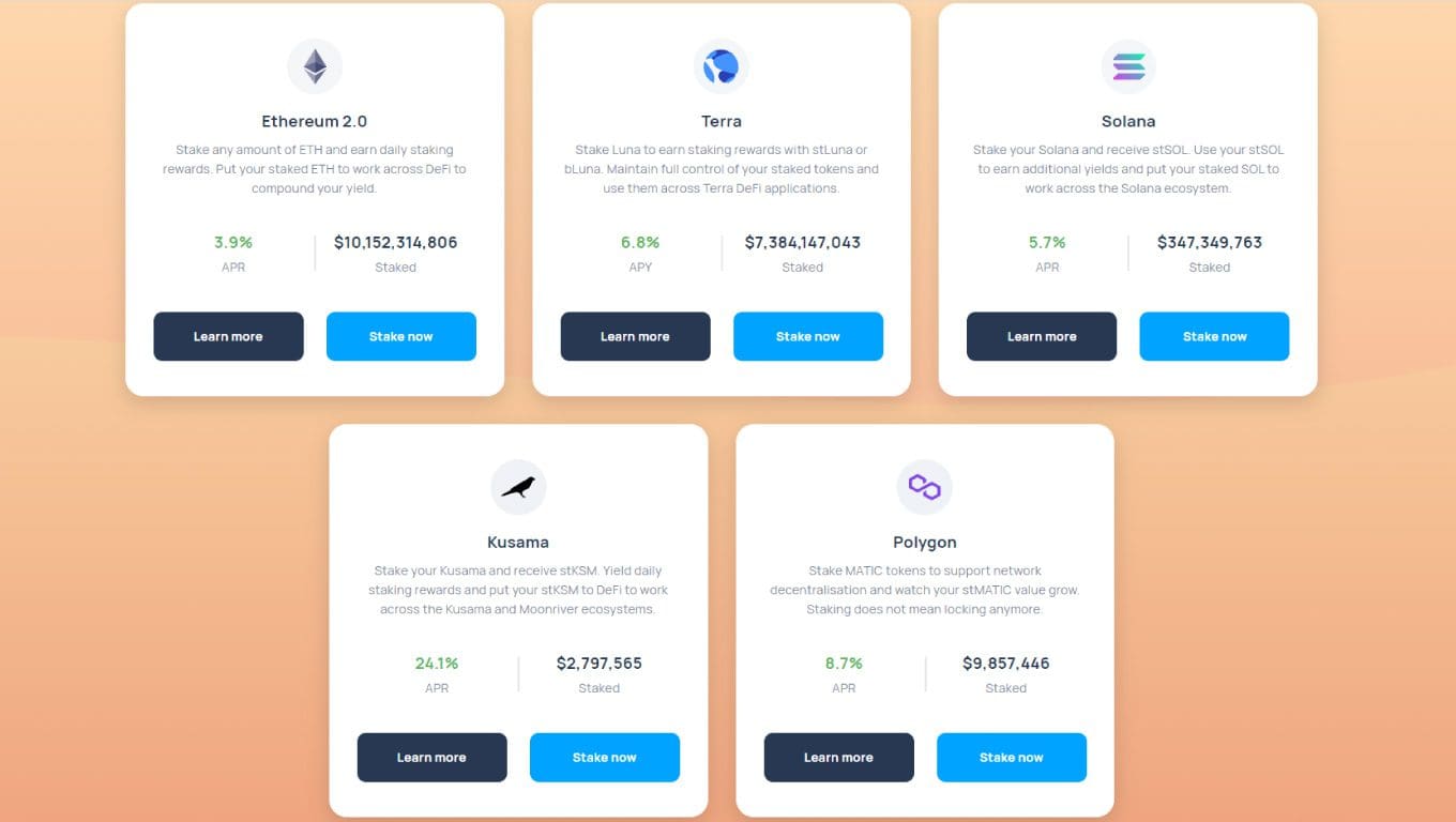 Wrapped token di Lido e strategie multilivello