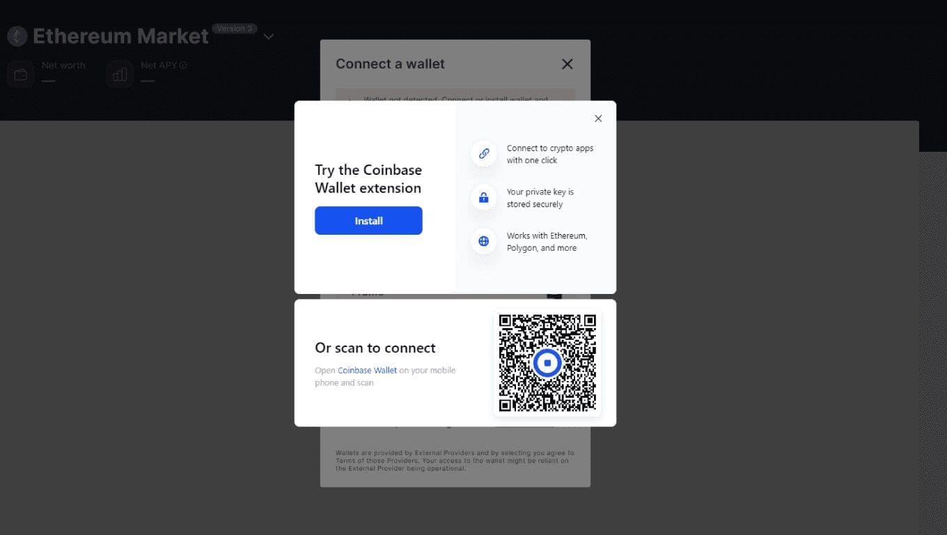 Come connettere Coinbase Wallet a una DApp